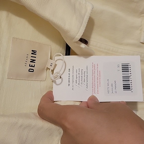Sezane 100% Organic Cotton Willa Jacket - Picture 8 of 11